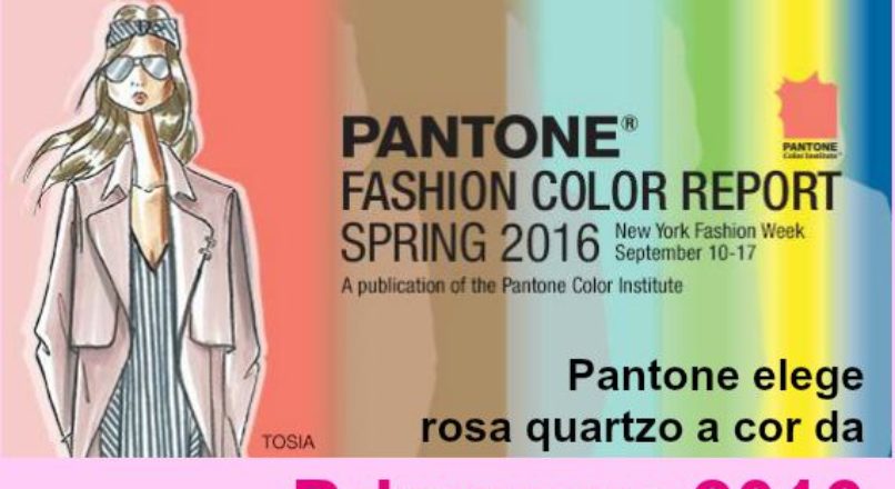 Pantone elege rosa quartzo a cor da Primavera 2016