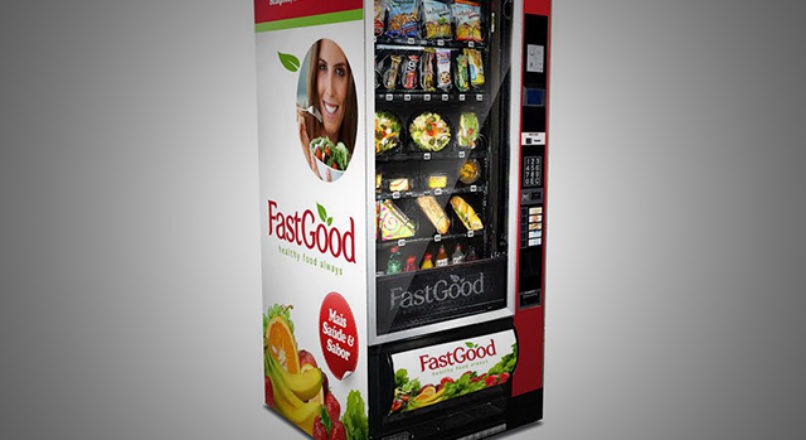 Fitness e autoconsumo: brasileiro cria vending machine saudável
