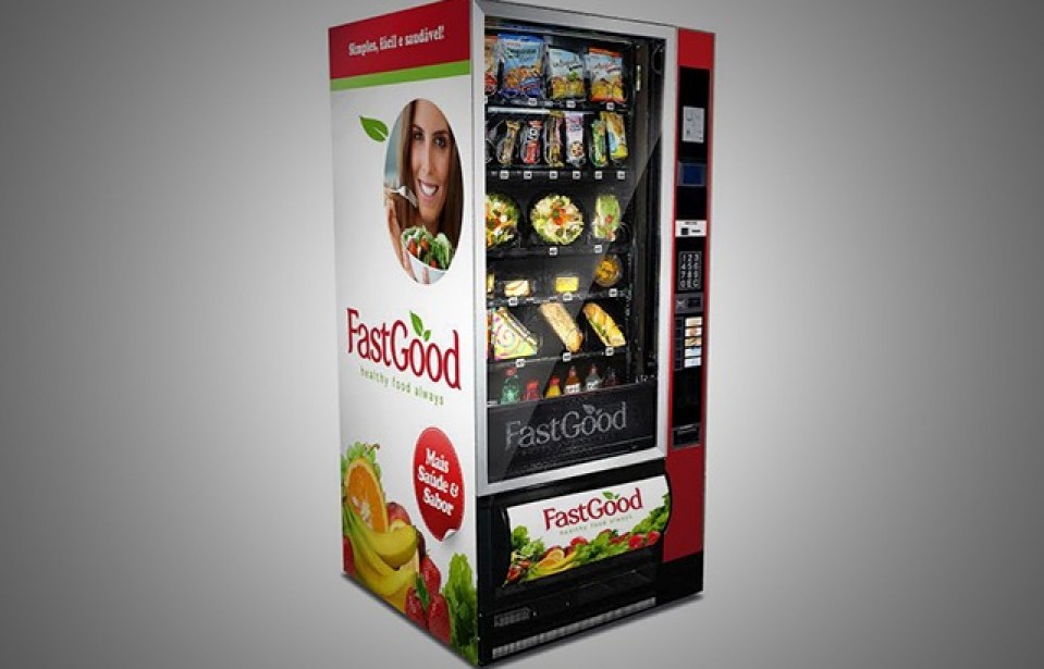 Fitness e autoconsumo: brasileiro cria vending machine saudável