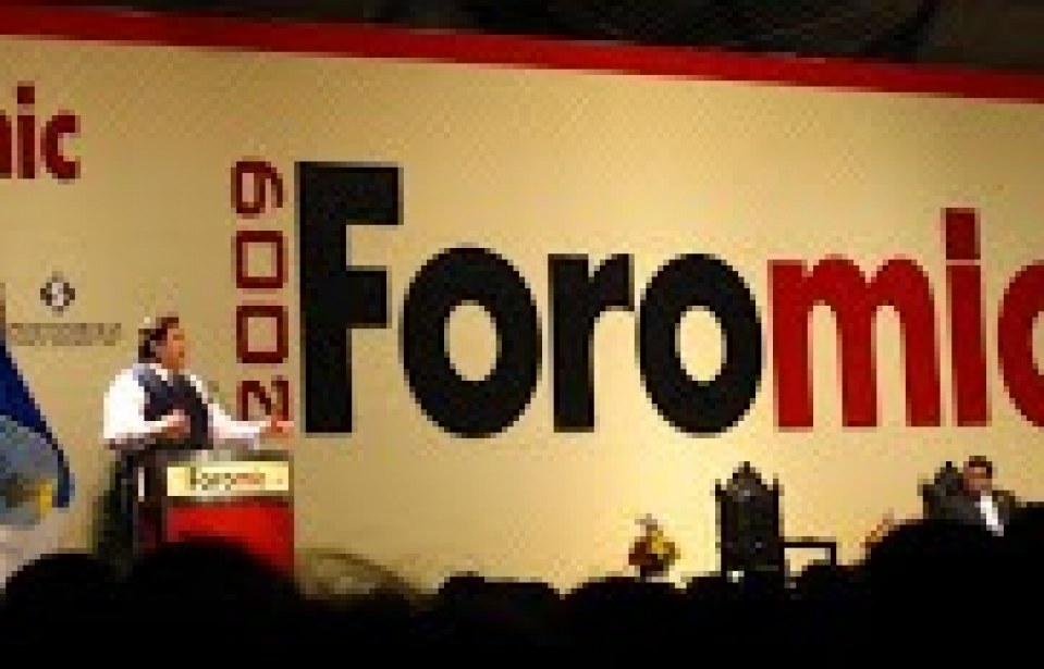 As Microempresas e as Microfinanças no Foromic 2009 – Arequipa / Peru.