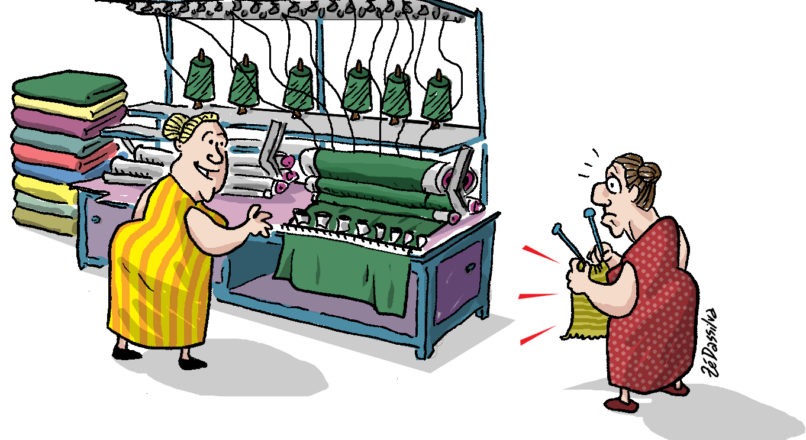 O processo produtivo do artesanato