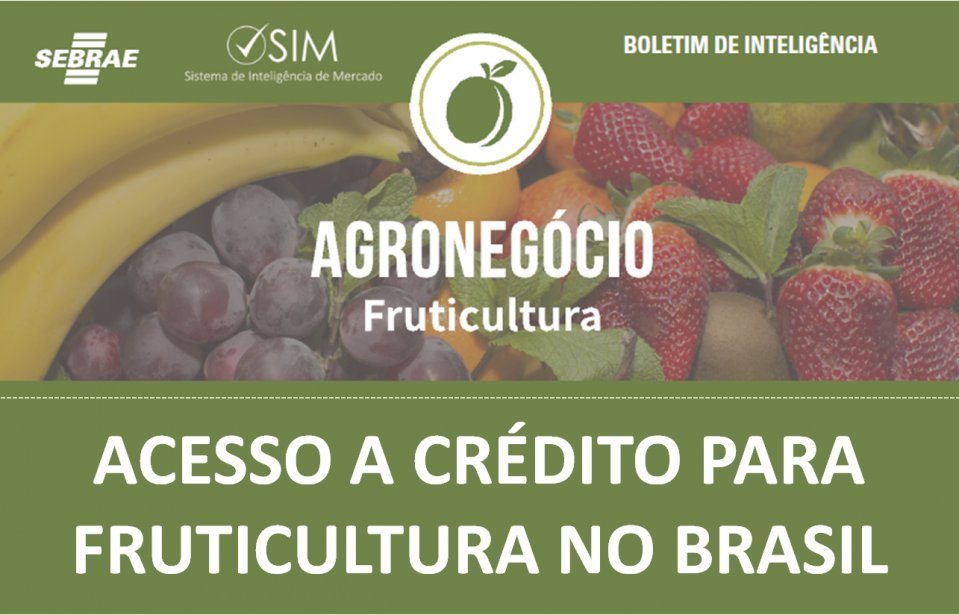 Boletim – Acesso a crédito para fruticultura no Brasil