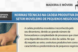 Boletim- Normas Técnicas na Cadeia Produtiva do Setor Moveleiro de Pequenos Negócios