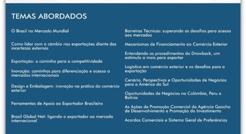 Inscrições para o Encomex de Jaraguá do Sul já estão abertas