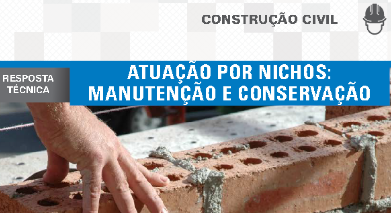 Boletim- Atuação por nichos: manutenção e conservação
