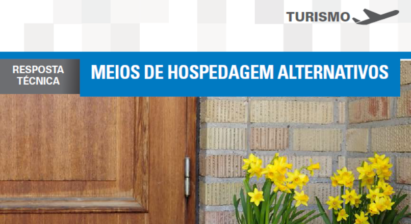 Boletim- Meios de Hospedagem Alternativos