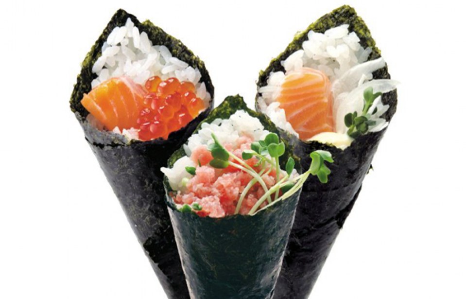 Temakeria – sushi em cone de alga