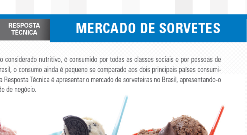 Boletim- Mercado de Sorvetes