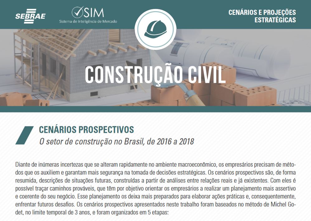 CENARIO DE CONSTRUÇÃO CIVIL 2018