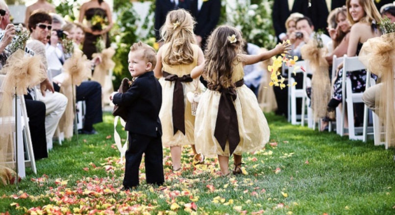Ideias para envolver crianças na cerimônia de casamento