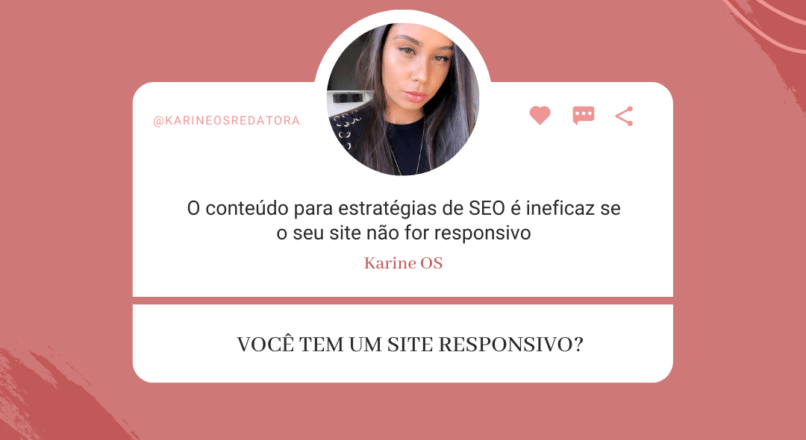 Você tem um site responsivo?