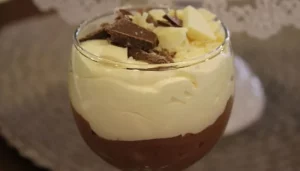 Mousse de chocolate branco