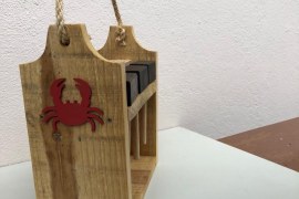 Kit caranguejo em madeira: inspiração de artesanato rústico em Joinville com grande utilidade