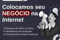Coloque seu negócio na Internet.