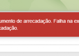 Entrei no site PGMEI esta erro 23020
