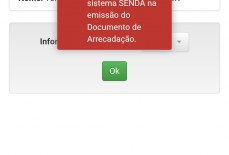 Erro 23020 ao gerar Das